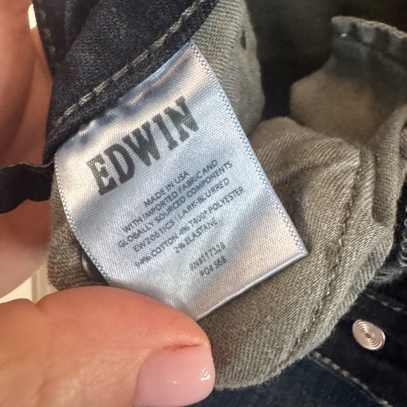Edwin Mid Rise Boot Cut Jean Size 28 - Picture 7 of 8